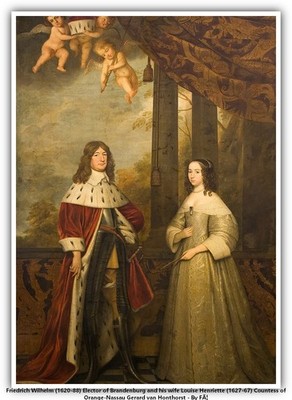 Friedrich Wilhelm (1620-88) Elector of Brandenburg and his wife Louise Henriette