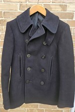 Vintage US Navy Peacoat 38 Wool Naval Clothin...