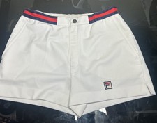 Vintage Fila White Line Preppy/Tennis Shorts 28" Italy