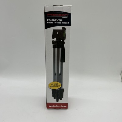 Camera Tripod Precision Design PD-50PVTR with Carrying Case 50'' Compact Travel