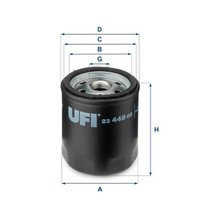 Ufi 23.449.00 ÖLfilter FüR Alfa Romeo, Fiat, Lancia
