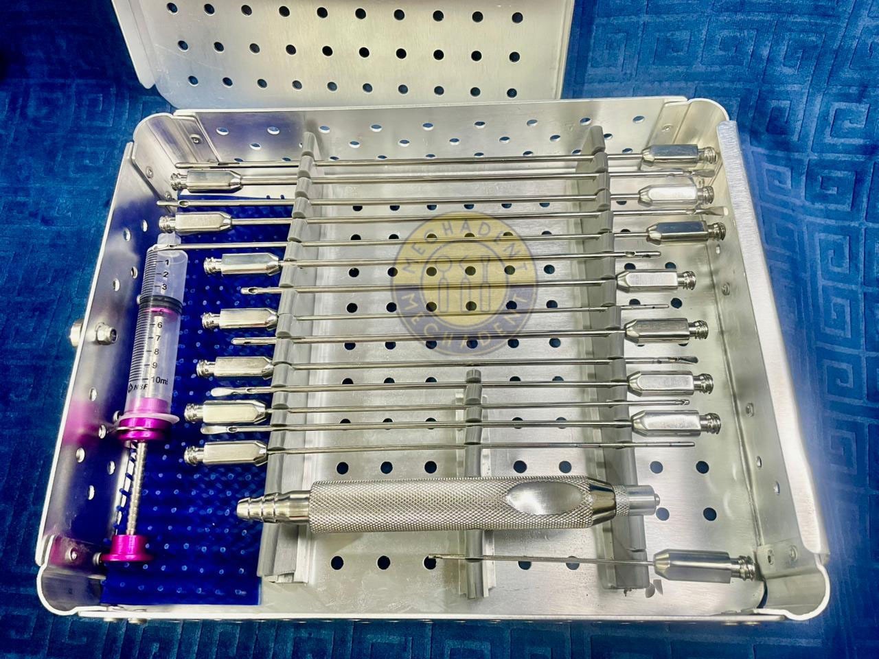 Liposuction tools Cosmetic tools Fat grafting liposuction canulas set