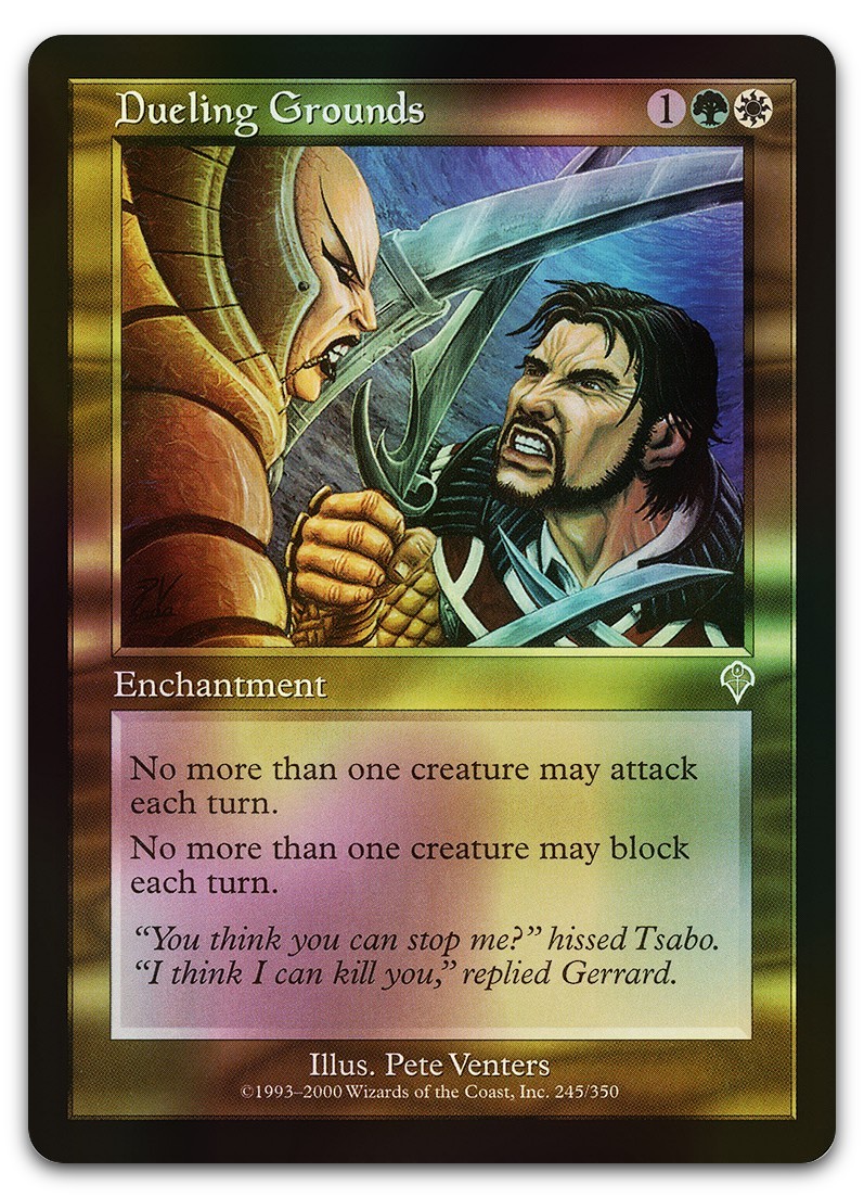 Dueling Grounds #245 (Foil) (NM) Invasion INV Magic MTG