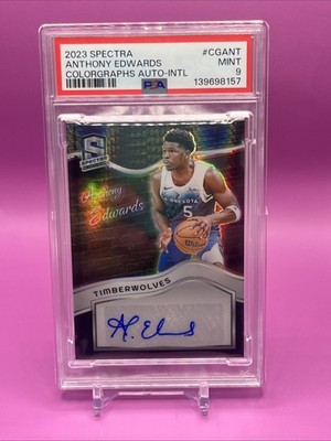 2023-24 Panini Spectra Anthony Edwards Colorgraphs International #CG-ANT /10