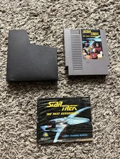 Star Trek The Next Generation NES Game Complete w/ Manual & Sleeve Nintendo