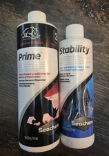 Seachem Prime 325 ML AND Seachem Stability 250 ML  Bundle * Best Deal