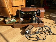 SUPERBE ANCIENNE MACHINE A COUDRE SINGER COMPLETE EN EXCELLENT ETAT DE MARCHE