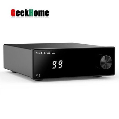 SMSL S1 Dual TPA3116 50Wx2 Desktop High Power Bluetooth Digital Power Amplifier