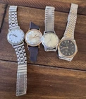 Lot of 4 Vintage Timex Wristwatches For Parts