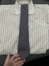 Men  s Hermes Tie 100 Soie