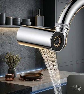 Universal 1080° Rotating Faucet Extender | Dual Spray Mode Bathroom Sink Aerator