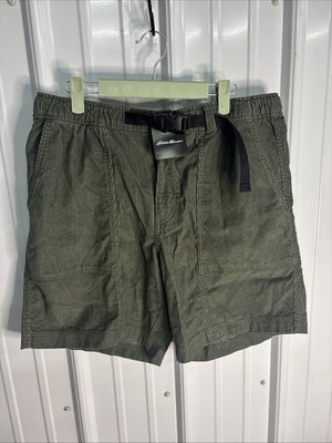 Eddie Bauer Mens Cord Shorts Size Large NWT