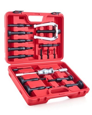 Orion Motor Tech 16Pc Blind Hole Bearing Puller Slide Hammer Collet Kit