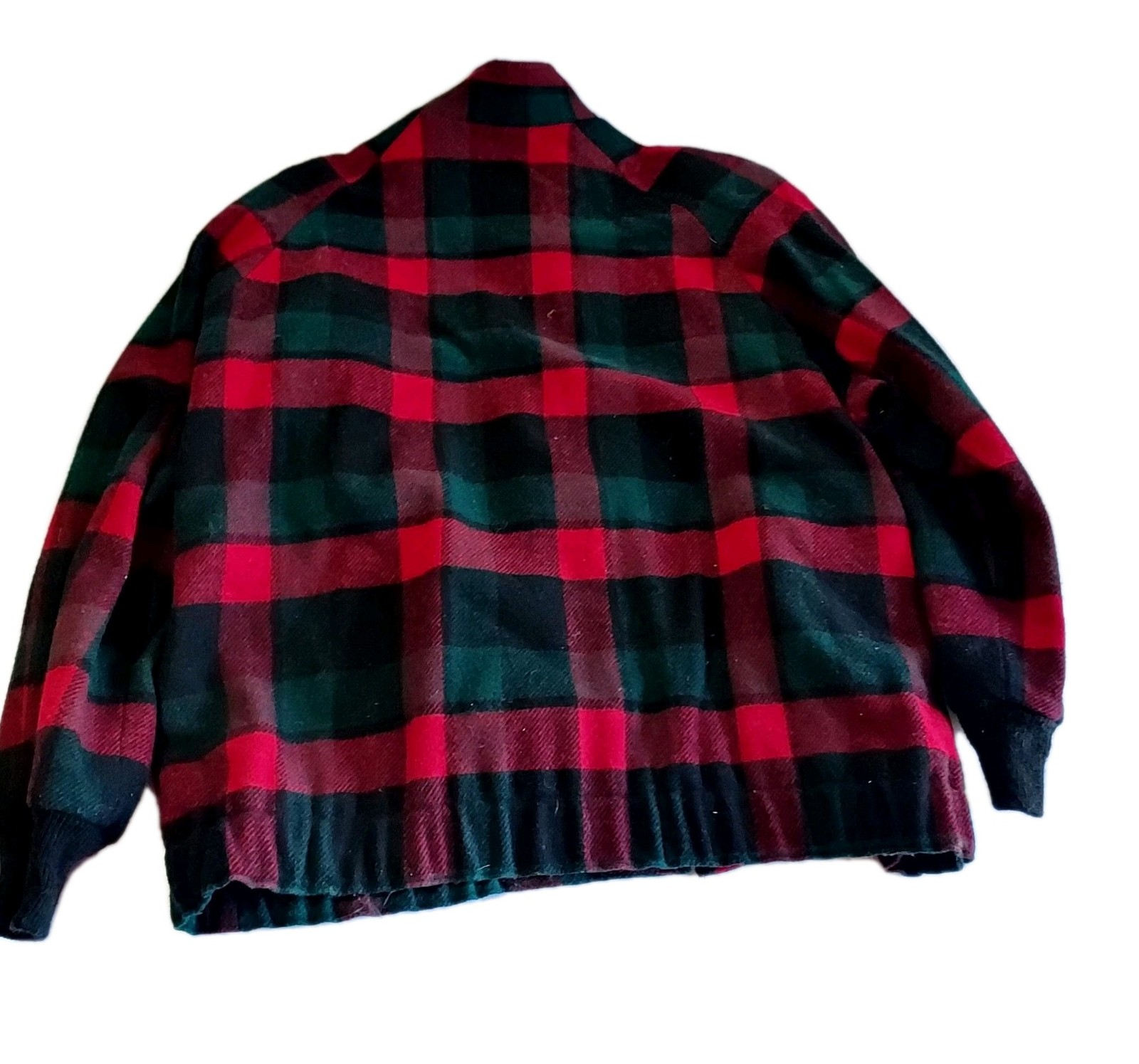 Vintage Pendleton Bomber Jacket Petite Large Red … - image 7