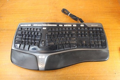 Microsoft Natural Ergonomic Keyboard 4000 V1.0 KU-0462 Wired Tested OEM