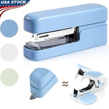 Stapler 40 Sheet Capacity Flat Clinch Integrated Staple Remover Quick Reloading