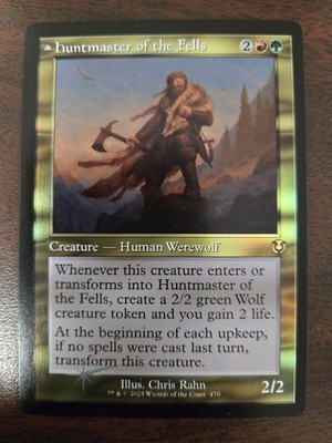 Huntmaster of the Fells NM FOIL RETRO Innistrad: Remastered MTG FREE SHIPPING