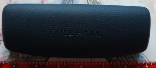 ~ New Chic Cole Haan Sunglass/Glasses Hard Blue Case No glasses ~ - Afbeelding 1 van 4