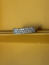 Dimond 9 Ct Gold Half Eternity Ring