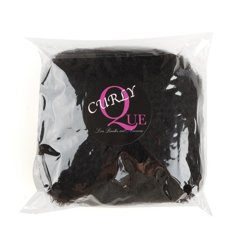 100% Human Hair Kinky Curly Afro Bulk For Dreadlock Extensions - Natural Black - 第 4/11 張圖片