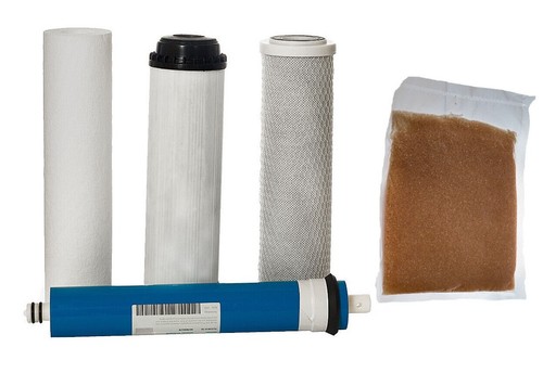 Aquati 5 Stage RO & DI System Replacement Filters Set Pre Filters Resin Membrane - Picture 2 of 7