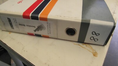 88 Fiat Service News Manual Technology Workshop Book Workshop Instructions 