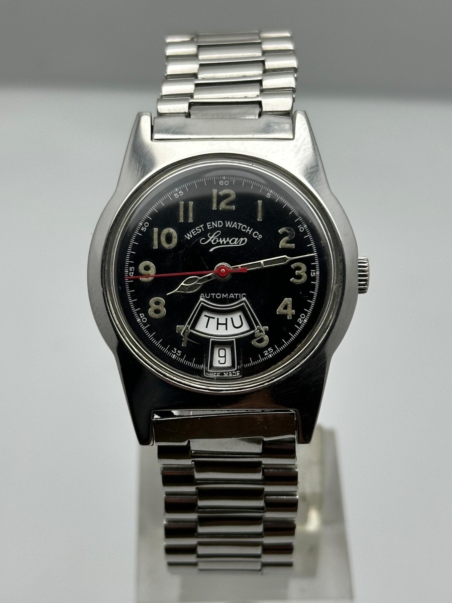 C1983 VINTAGE WEST END WATCH AUTOMATIC SOWAR G4289 W/BOX