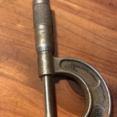 Vintage BROWN & SHARPE MFG CO Micrometer No. 11A MADE IN USA Vintage BROWN & SHARPE MFG CO Micrometer No. 11A MADE IN USA