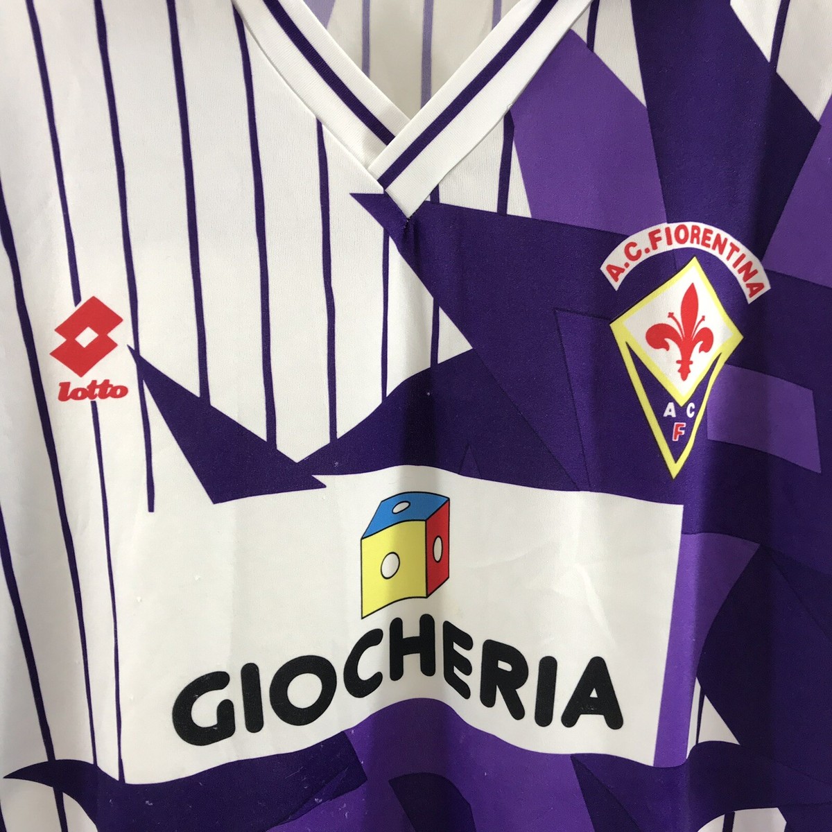 91-92Away ロット フィオレンティーナ サッカー　ユニフォーム 90s 91-92Away ロット フィオレンティーナ サッカー ユニフォーム