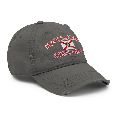 Baseball Cap With Inscription "Make Alabama Great Again" Vintage Cotton Cap New - Imagen 40 de 56