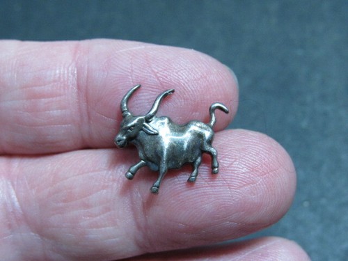 John Hardy Sterling Silver bull Pin