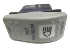 52004164 NEW THOMAS BUS AMBER WARNING (ON/OFF) ROCKER SWITCH