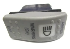 52004164 NEW THOMAS BUS AMBER WARNING (ON/OFF) ROCKER SWITCH