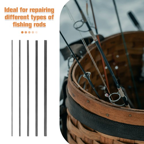 5pcs Carbon Fiber Fishing Rod Repair Inserts for Baitcasting and Spinning Rods - Picture 11 of 12
