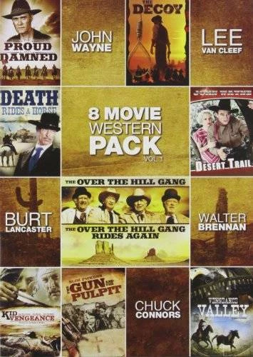 8-Movie Western Pack 1 - DVD By 8-Movie Western Pack 1 (2pc)/(Full) - VERY  GOOD