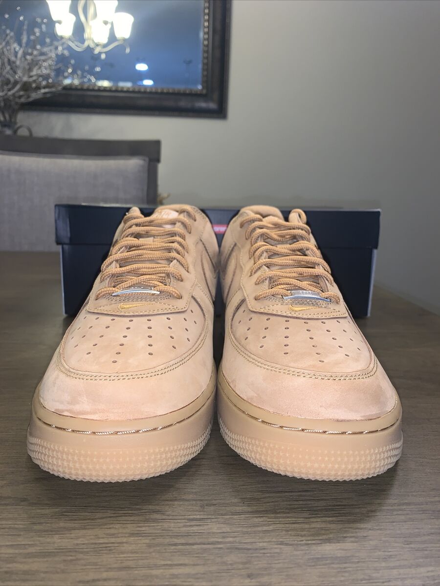 NIKE SUPREME AIR FORCE 1 LOW WHEAT MENS SIZE 11.5 REPUTABLE NIKE SUPREME AIR FORCE 1 LOW WHEAT MENS SIZE 11.5 REPUTABLE