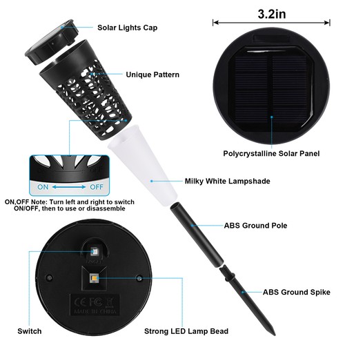 LED Solar Powered Outdoor Garden Waterproof Passage Lights Yard Landscape Light - Picture 72 of 75