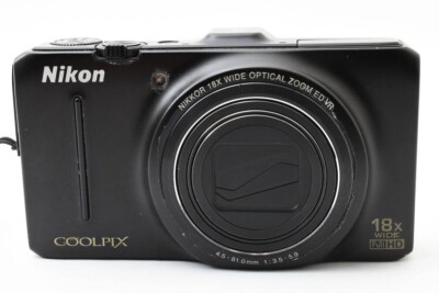 Nikon COOLPIX S9300 Black Digital Camera 16.0MP 18x Optica