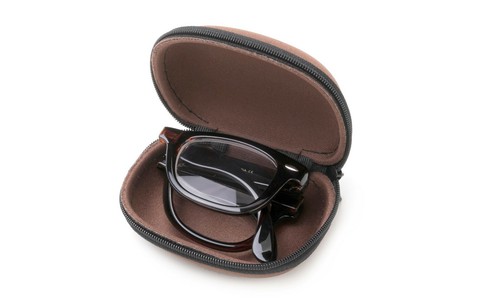 Lectores Plegables Gafas de Lectura en Estuche Marco de Plástico Hombres Mujeres Clásico Elegante - Imagen 13 de 16