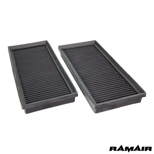 Ramair Pair of Performance Replacement Panel Air Filters To Fit Mercedes 55 AMG - Picture 2 of 4