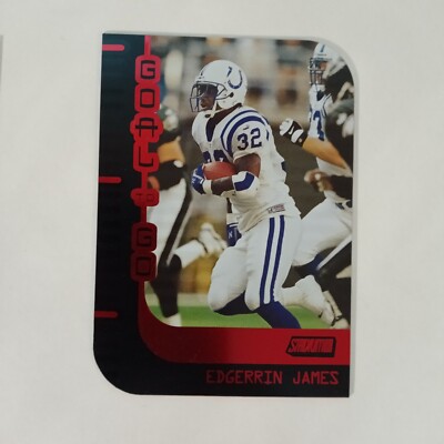 2000 Topps Stadium Club Goal to Go Edgerrin James Card #G4 Colts HOF