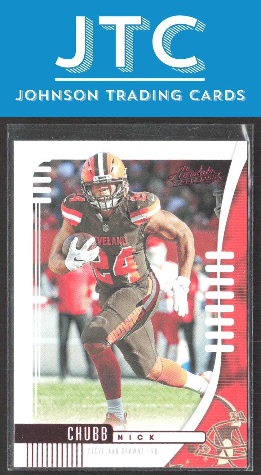 2019 Panini Absolute Nick Chubb Red Cleveland Browns