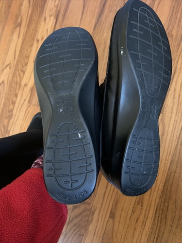 SAS Women's Roamer Slip-On Leather Shoes Tripad comfort soft step Size 8 S black - Picture 7 of 8