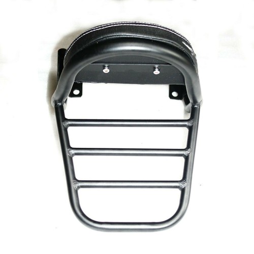 Fit For Royal Enfield Interceptor 650 Rear Luggage Rack & Backrest Cushion Black - Picture 6 of 12