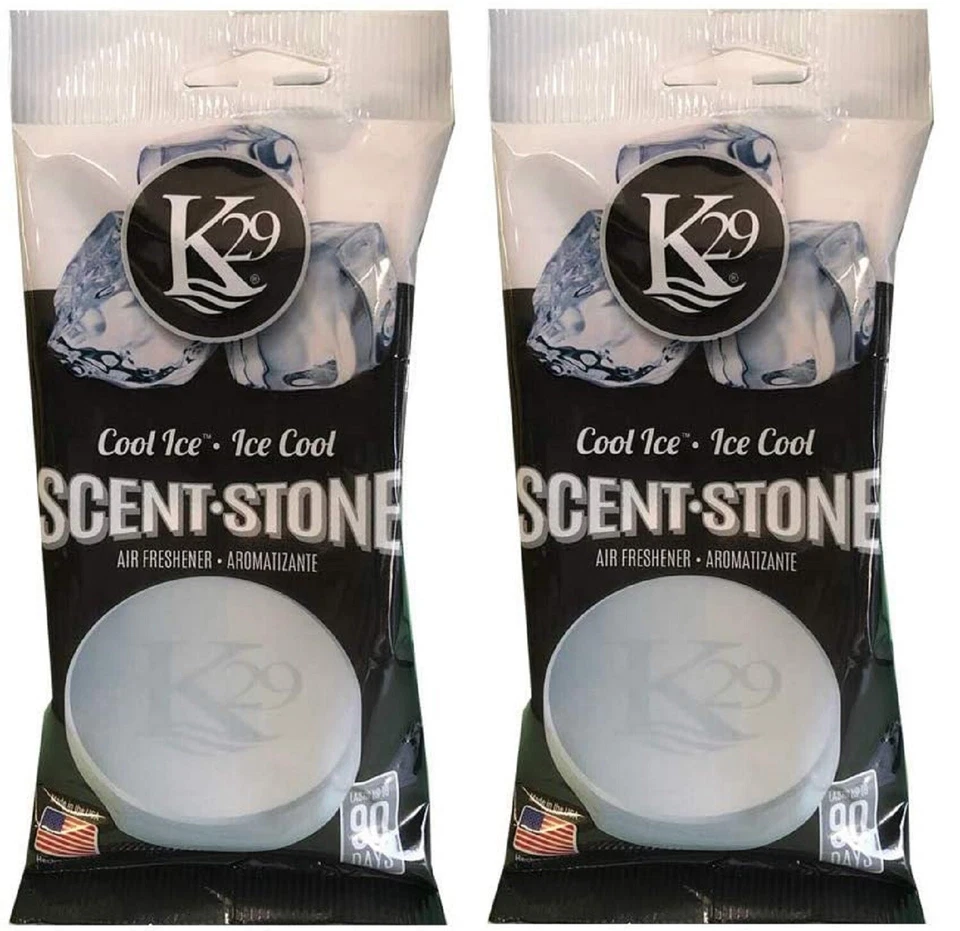 K29 Cool Ice Stone Air freshener, Long-lasting Fragrance, 2 Packs