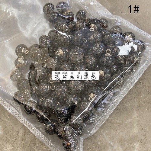 20PCS Crystal Bling Beads Button Ball Shape Metal Shank Sewing Craft Small 10mm - Picture 13 of 22