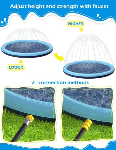 100-200cm Sprinkler Play Mat Water Toy Dog Pool Beach Splash Pad Centre Spray AU - Picture 9 of 15