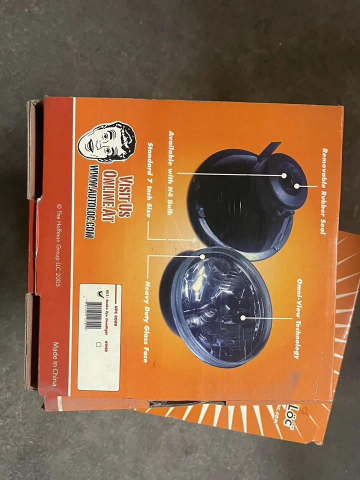 Autoloc 7 дюймов галогенные фары 65-68 Mustang новый в коробке пара  - Изображение 2 из 4