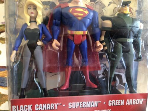Justice League Unlimited 3er-Pack. SCHWARZER KANARISCHER SUPERMAN GRÜNER PFEIL 2005 J1639 - Bild 3 von 10