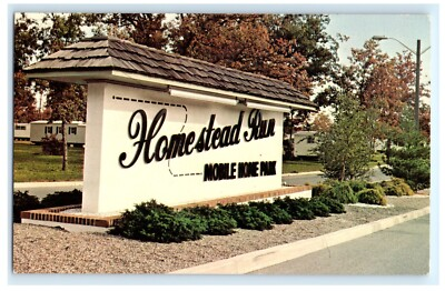 #ad Homestead Run Mobile Park Sales Toms River NJ New Jersey Postcard BR7 $5.95